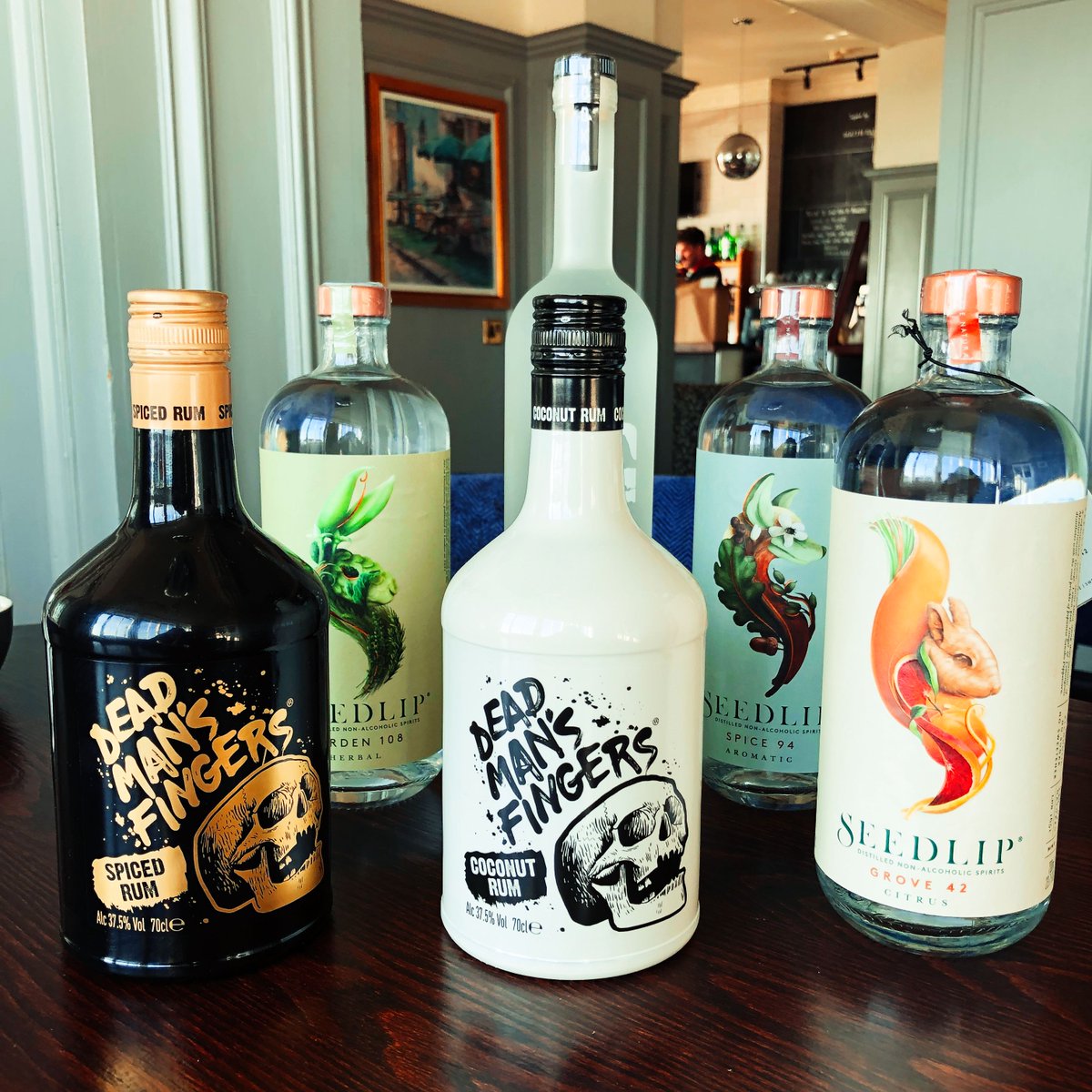 Bar's stocked &amp; we're ready for #Friday night!! Say hi to our newest bar additions <a href="/TorsVodka/">TORS VODKA</a> &amp; <a href="/deadmansfingers/">Dead Man's Fingers</a>. For those not drinking we have the fantastic <a href="/SeedlipDrinks/">§ Seedlip</a>. Sun's out, views amazing, so head to Bedford Hotel #Sidmouth for an after work or evening tipple or two.