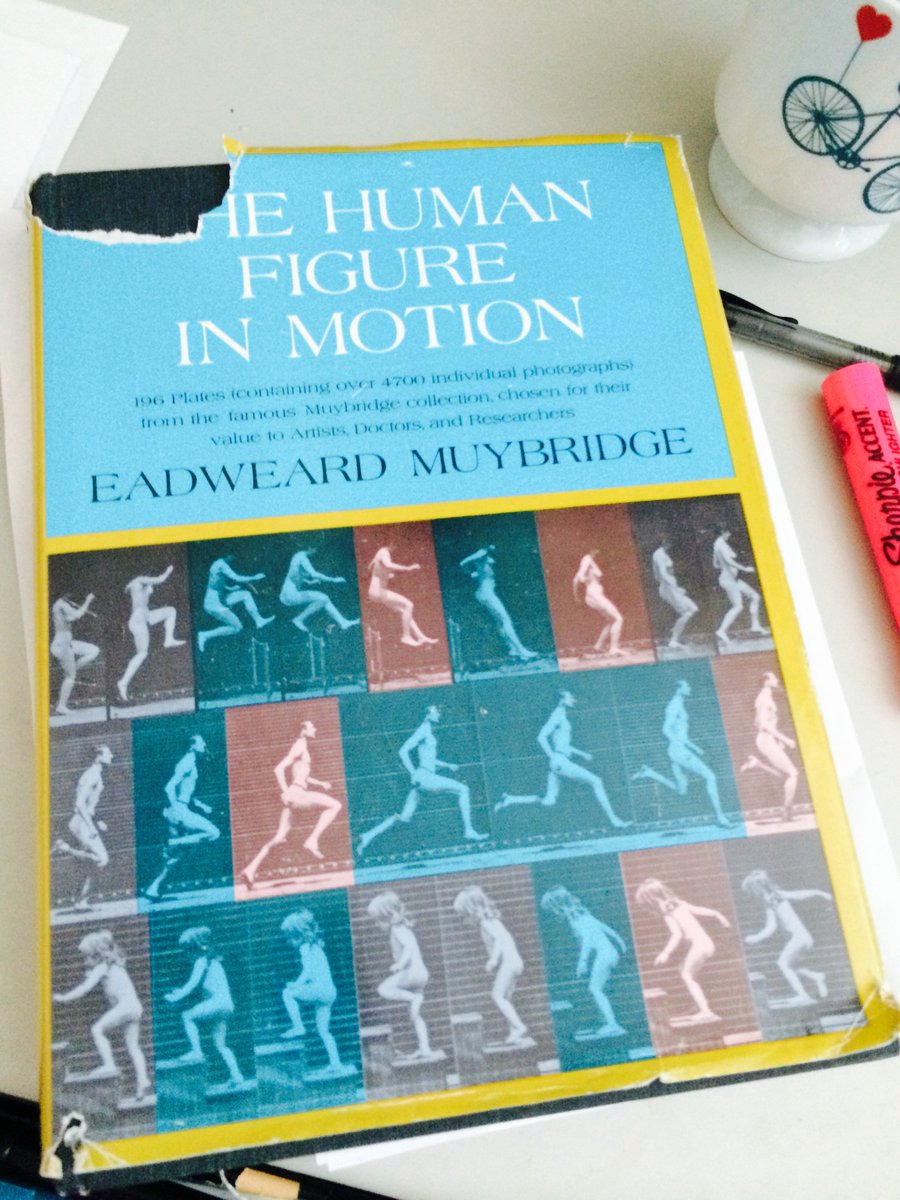 This was a very important part of my animation research and workflow, way back in the day... Before there was youtube every animator had a Muybridge book.  #TheHumanFigureInMotion #AnimationBible #Animation