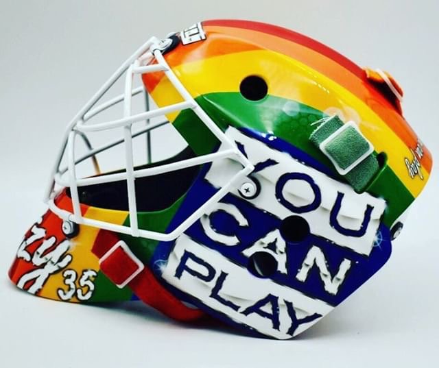 Riveters's tweet photo. 🏳️‍🌈 You’ve all been asking… so the auction is LIVE NOW until Feb. 28! 🏳️‍🌈 Here’s your chance to bid on #Rivs game worn jerseys and @kfitzy94’s mask from our #YouCanPlay game! Proceeds will benefit @YouCanPlayTeam. 
🔗: https://t.co/t0efjS1mud https://t.co/1mV332XyHK