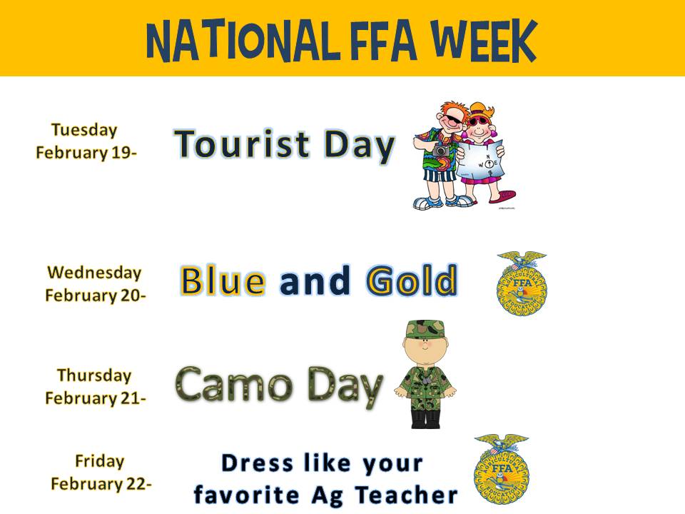 Sheldon FFA (@sheldonffa) on Twitter photo Next week is National FFA Week!
<a href="/KingHSPanthers/">CE King High School</a> <a href="/SheldonisdCTE/">C.E. King High School CTE</a> @Sheldon4AVID <a href="/SheldonISD/">Sheldon ISD</a> Next week is National FFA Week!
<a href="/KingHSPanthers/">CE King High School</a> <a href="/SheldonisdCTE/">C.E. King High School CTE</a> @Sheldon4AVID <a href="/SheldonISD/">Sheldon ISD</a>