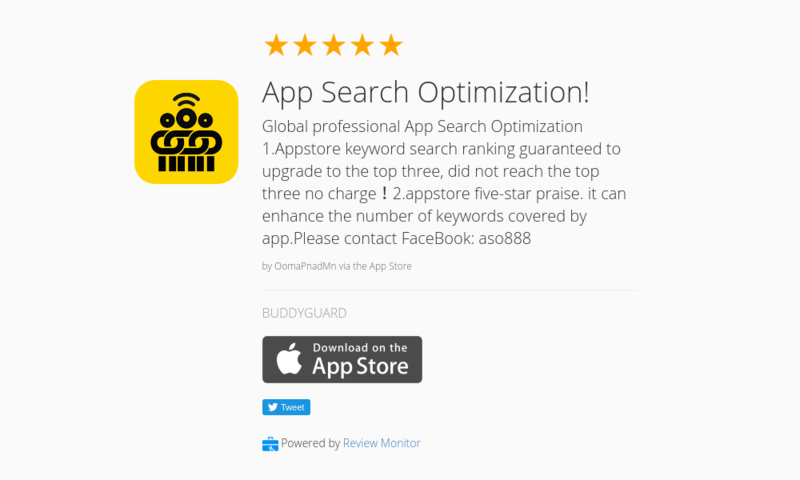 BUDDYGUARD_ID's tweet photo. 5 Star Review: "App Search Optimization!: Global professional App Search Optimization 1.Ap…" https://t.co/Aprjx83tBT https://t.co/nC2DnsZLhI