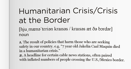 immigrationdefs's tweet photo. @WhiteHouse @realDonaldTrump True definition for "Humanitarian Crisis."  

#WordsMatter #NationalEmergency #immigrationdictionary https://t.co/P7yr0QdMY9