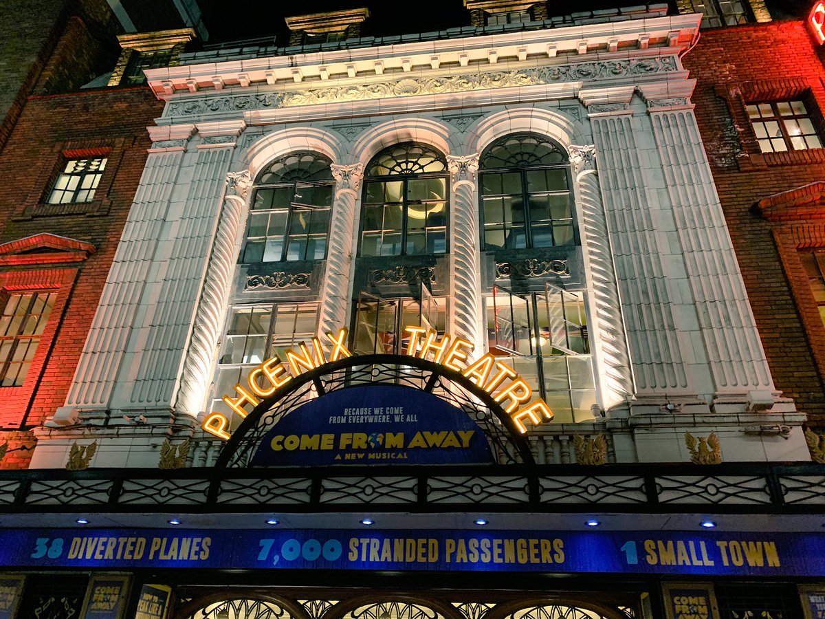 lauri_cryan's tweet photo. Buzzing to get to see @ComeFromAwayUK this eve https://t.co/nJcxEb3vnD