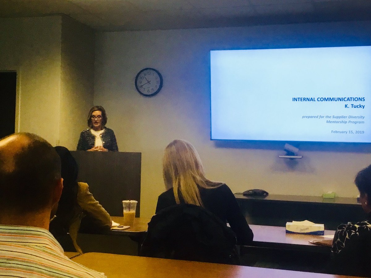 KLewisMGM's tweet photo. “Company CULTURE gives context to Communication” shared by Kelley Turkey  @LynBel2015 during MGM RESORTS Supplier Diversity Mentorship workshop. #supplierdiversity #csr https://t.co/CrJPLZN9Mu