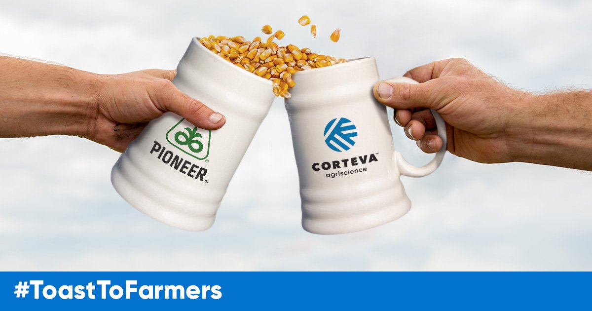 Here at Corteva, we firmly believe that when farmers succeed, everybody wins. This toast is for you, farmers of America. #ToastToFarmers #DrinkResponsibly