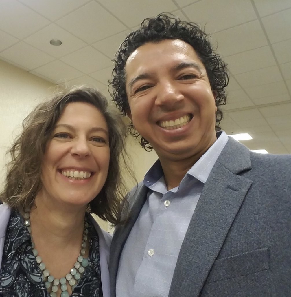 AmandaConsSci's tweet photo. Look who I found at #AAASMtg! The amazing @CollaborativPGM Bray BeltrΓ‘n! #WFellows #4ever @WilburforceFnd https://t.co/qDOh70dQco