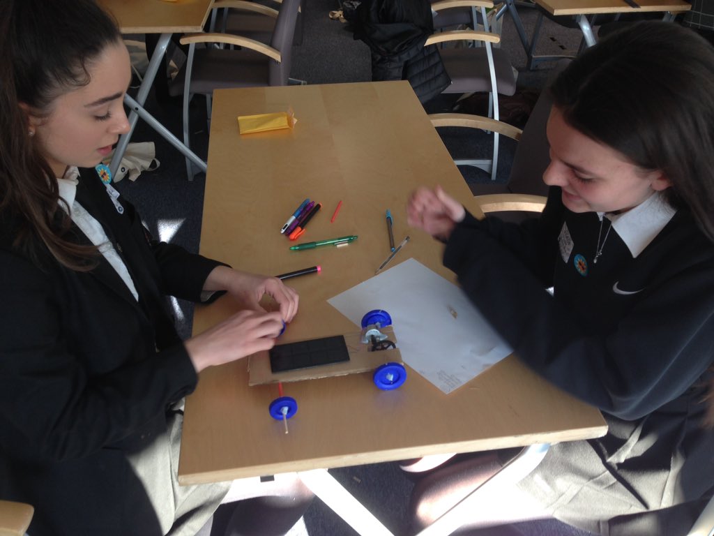 Groups of girls raced to design and make their own solar powered cars with great results! Last image shows the winning 🚗 <a href="/MagnaCartaSch/">Magna Carta School</a> @tmcsjanzan