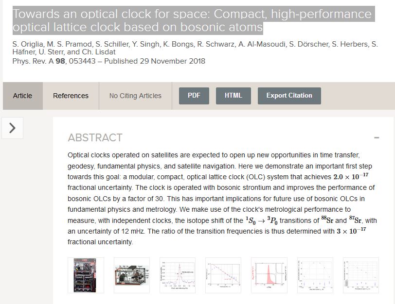 QsenseRise's tweet photo. Q-SENSE_RISE publication to read over the weekend! "Towards an optical clock for space: Compact, high-performance optical lattice clock based on bosonic atoms
THANKS to #RISE @EU_H2020 @MSCActions LINK: https://t.co/m3xEYKVnAb
#coldatoms  #quatumsensors @BlackPhysicists #physics https://t.co/t1fO5YTX4r