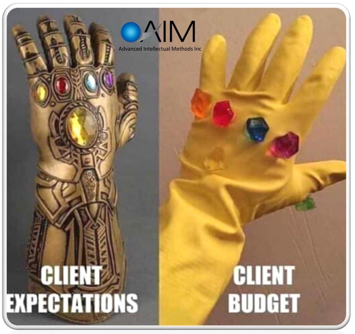 aimInc's tweet photo. Just kidding...No matter your budget or size, we can and WILL work with you! 😎😉.. https://t.co/I2Rp18zwF1