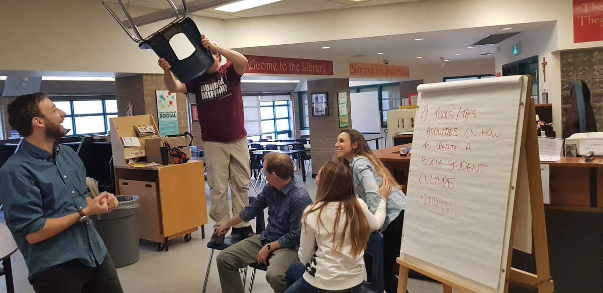 MPSJReturnVimy's tweet photo. When your PD group skit gets out of control. #LOYOLTSU https://t.co/Dfk76dxDKX