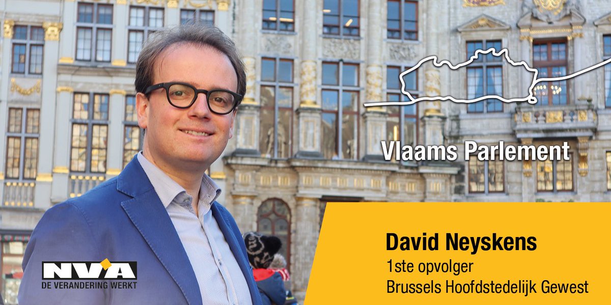 Op 26 mei sta ik op de eerste opvolgersplaats voor het Vlaams Parlement in #Brussel. Samen met @KarlVanlouwe en @anntaver gaan we die dag geel kleuren