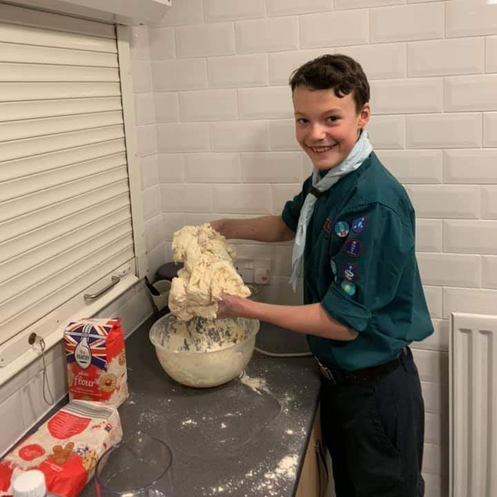 stubennett04's tweet photo. Brilliant to see 5th Whitley Bay Scouts getting stuck into #YouShape month with Patrol Leader's taking the lead by planning &amp; running a full troop night. From flag break to games and damper cooking too. Well done guys! #YouShape #PeerLeadership #SkillsForLife https://t.co/ebByKynQSE