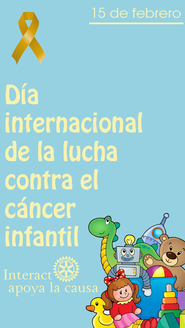 InteractLas's tweet photo. Uníte, apoyemos la causa juntos💪 #LuchaContraElCancerInfantil https://t.co/o4VyfAYUQJ