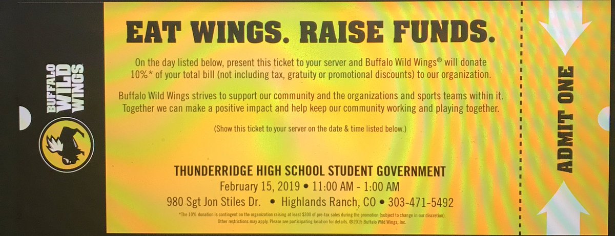 trstugov's tweet photo. Buffalo Wild Wings ALL DAY today! Stop on by to continue raising money for the Make A Wish Foundation! Present this to flyer to your server https://t.co/JoxRQHIF2Z