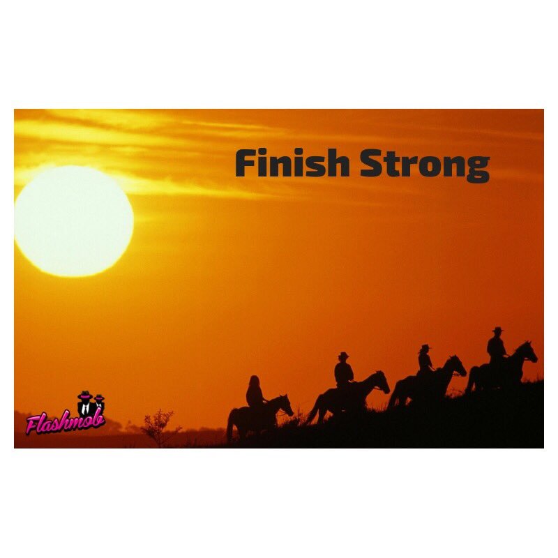 flashmobsays's tweet photo. We can’t ride into the sunset for the weekend just yet. We’re almost there though. Finish strong! #FridayMotivation #FridayFeeIing https://t.co/bJ3v2rPKM2