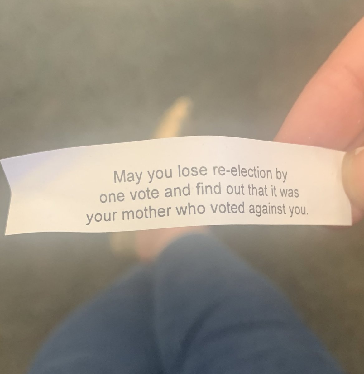 SchmitzMedia's tweet photo. Another update: @DisapproveORG sent me fortune cookies and a press release headlined “Is @BenSasse a cookie thief?” This site is good. https://t.co/e0LvC9ShXj