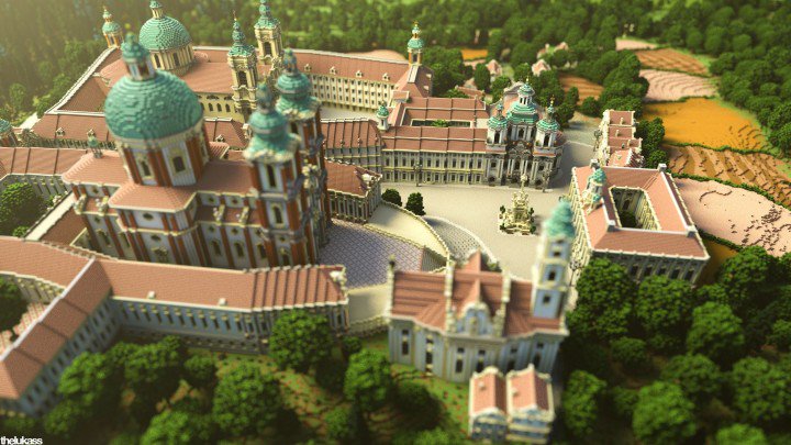 PlanetMinecraft's tweet photo. #PMCFlashbackFriday to 3 years ago when @thelukass71 created this gorgeous &amp; realistic baroque village inspired by churches from Germany, Austria, and the Czech Republic. #Minecraft

⛪️Impeccability of Baroque: https://t.co/YUpRnHICSl https://t.co/dg5dl5sjoX