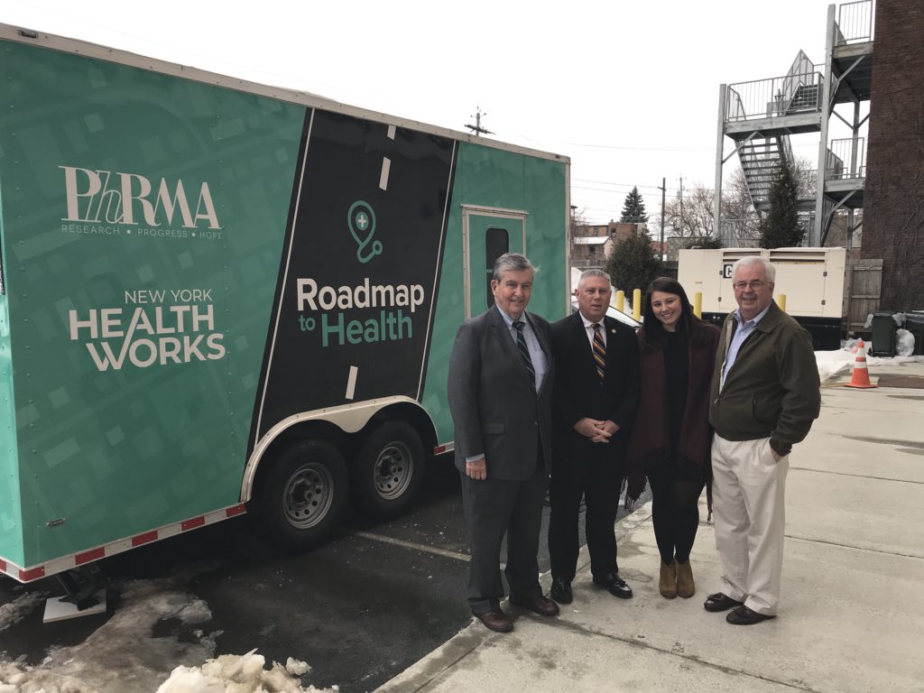 R2H_NY's tweet photo. We’re honored to have NYS Assembly Member @johnmcdonald108 and Senator @NeilBreslin44 join us for our event in Troy, NY today, which features free health screenings and wellness education. A community luncheon will also be hosted by #UnityHouse of Troy! #RoadmaptoHealth https://t.co/lllkQ6yxK4