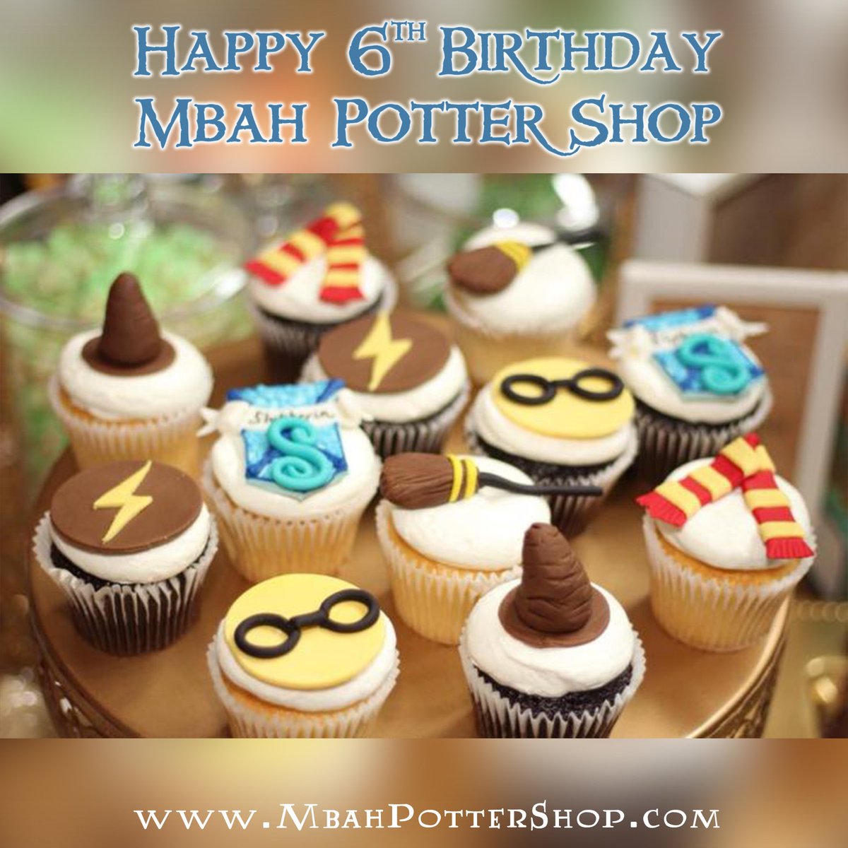 Lupa kalau hari ini tanggal 15-02-2019.
Hari ini adalah hari ulang tahun Mbah Potter Shop yang ke-6 🎂

Sampai saat ini kami masih aktif berjualan merchandise Harry Potter, silahkan cek barang yang sedang dijual di website mbahpottershop.com ya 😊

We love you guys, always..