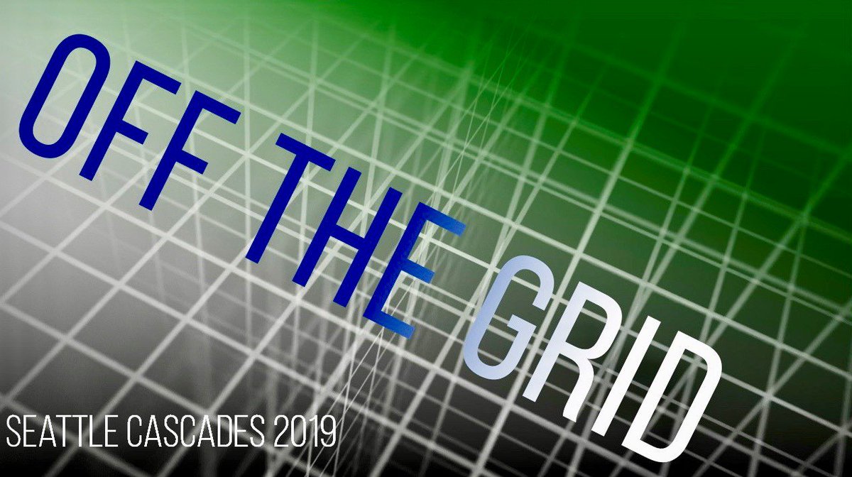 SCascades's tweet photo. Seattle Cascades are proud to announce our 2019 production “Off The Grid”.  - Stay tuned for more!  https://t.co/lYv56ZvOGM https://t.co/LD8W9qBLLz
