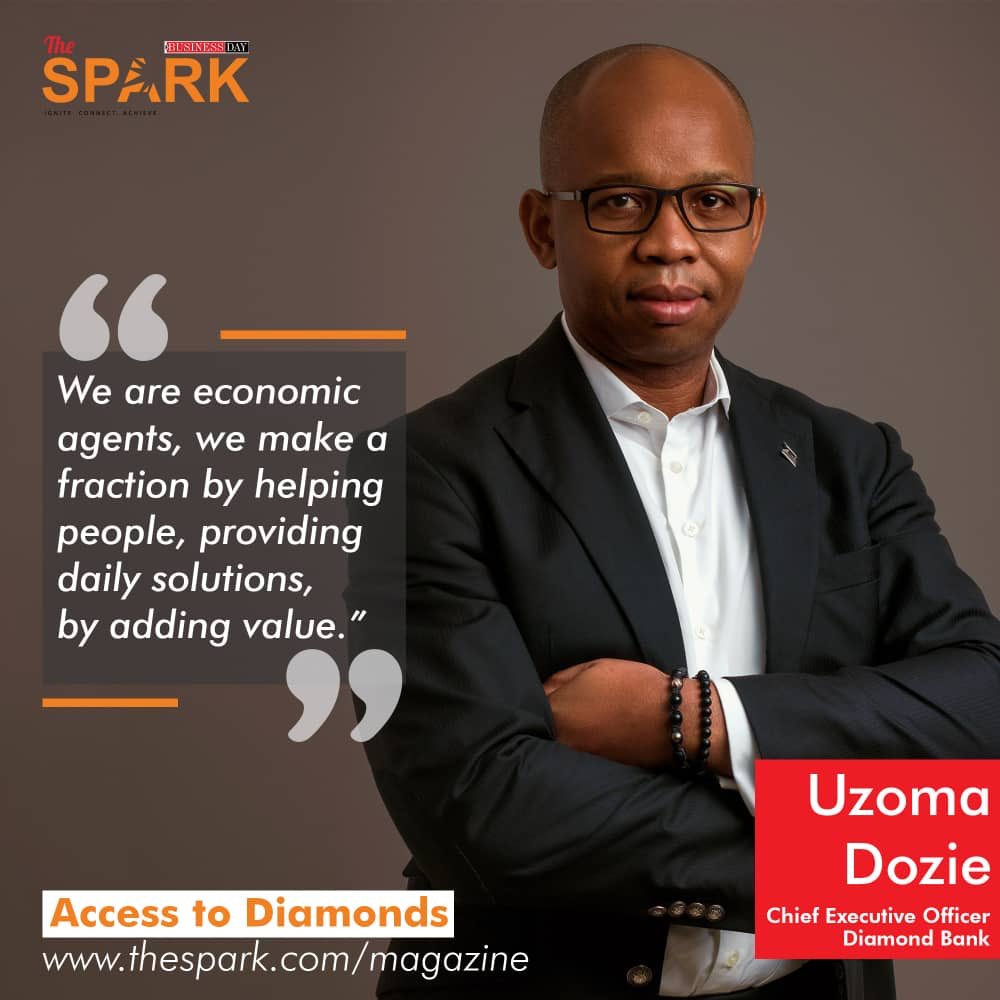 myaccessbank's tweet photo. GMD, @DiamondBankNG Uzoma Dozie, for @TheSparkNG .
.
.
.
.
#Merger #AccessDiamond #AccessDiamondMerger #TogetherForYou #StrongerTogether https://t.co/QqnTuzSQuH