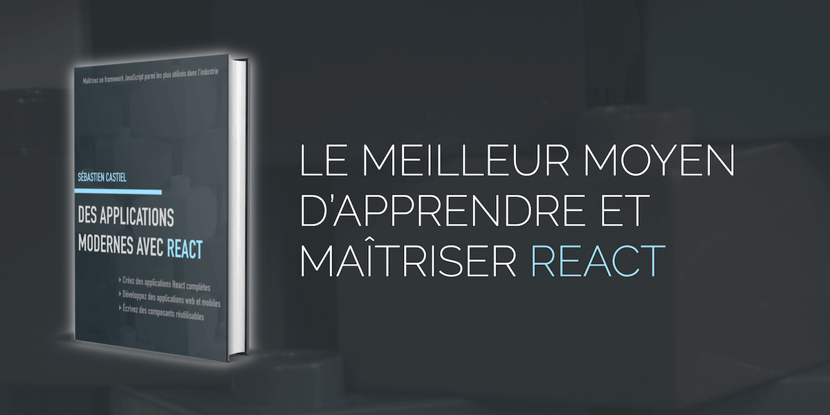 MasterReact's tweet image. 📣 Rappel : l’eBook « Des applications modernes avec React » est disponible ! Et en l’achetant via ce lien chez @leanpub vous profiterez d’un petit code promo 😉 leanpub.com/apps-modernes-…