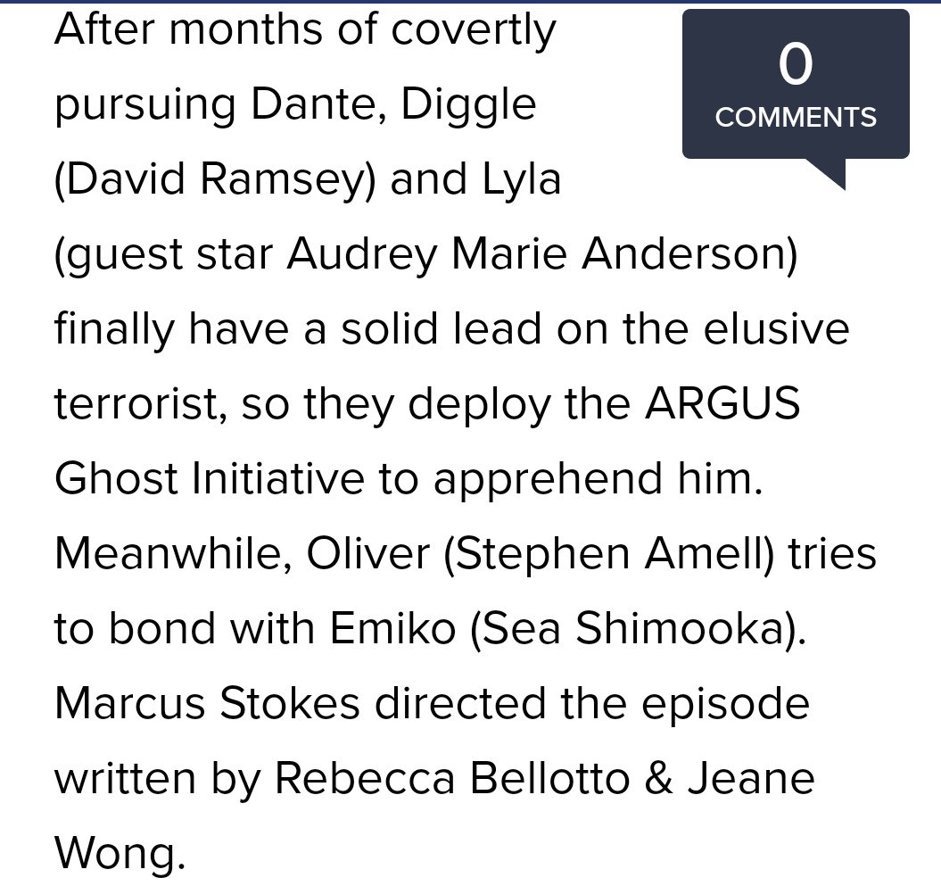 itakha2015's tweet photo. #Dyla is back! March 4!#Arrow #Minihiatus https://t.co/unvMCeHYXn