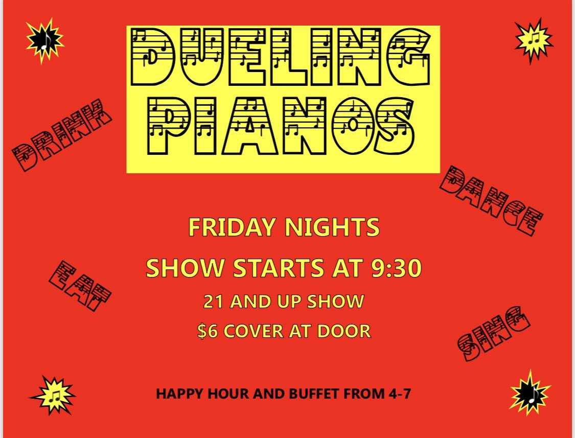blackforestbrew's tweet photo. TGIF! Delicious food and cold brews all day, and Dueling Pianos at night! 
#tgif #fridaynight #longisland #duelingpianos #brewery https://t.co/heIES1njgL