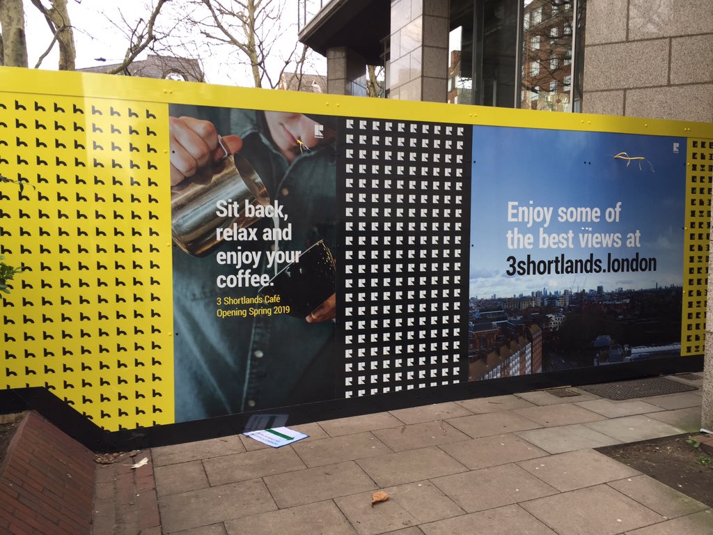 formatgraphics's tweet image. Another recent site hoarding produced and installed with anti graffiti laminate and matching headers and kickers.