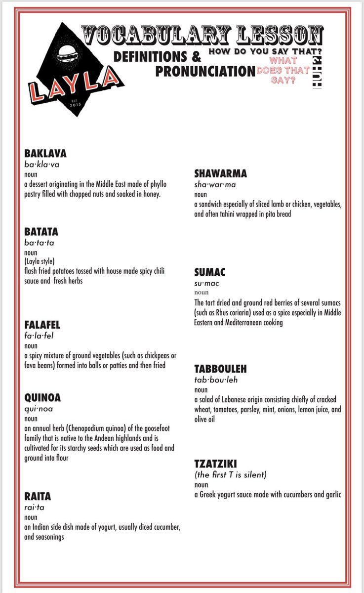 LaylaWebstrGrv's tweet photo. The Webster Groves location has it’s own menu! https://t.co/PAKqvBZeuv
