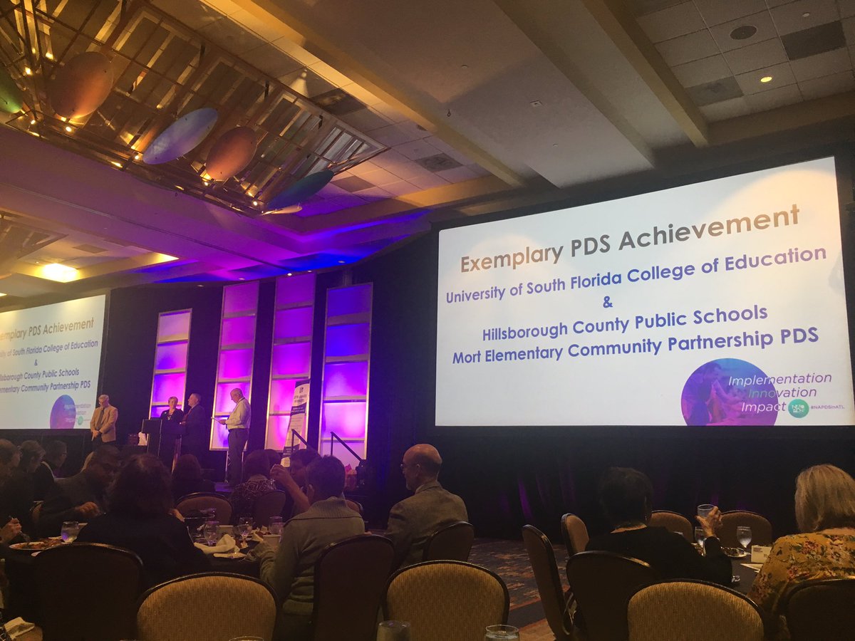 utrpp's tweet photo. Congratulations Mort Elementary and University of South Florida! #NAPDSinATL https://t.co/gDrEVrXR7H