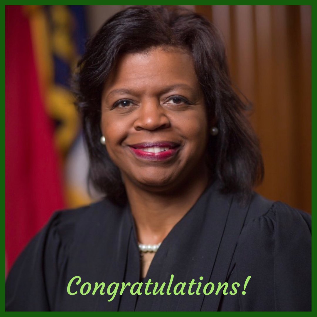 Congratulations to Justice Cheri Beasley on her appointment to serve as Chief Justice of the North Carolina state Supreme Court. Beasley, a member of the Triangle Park (NC) Chapter, will be the first black woman to hold the position.