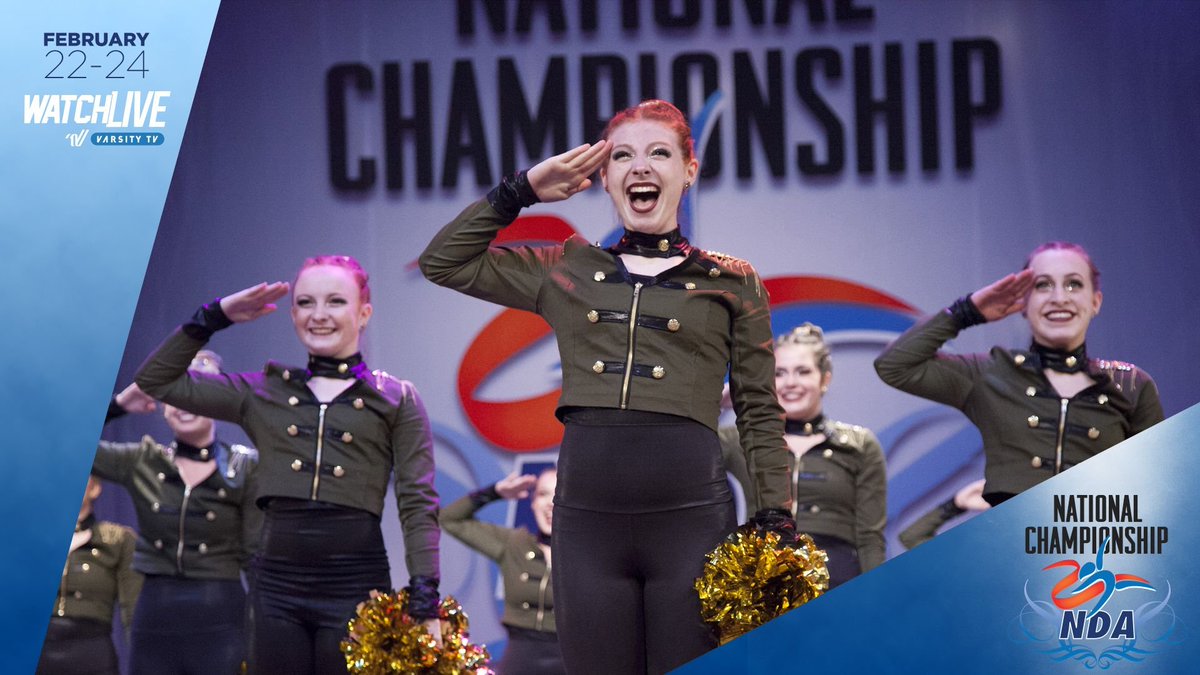 VarsitySpirit's tweet photo. Attention! #NDAnationals is one week away! For all things from @NDAupdates Nationals, head to #VarsityTV! 👉🏽 https://t.co/wWKqXrSVVn https://t.co/ZInuiKKb12