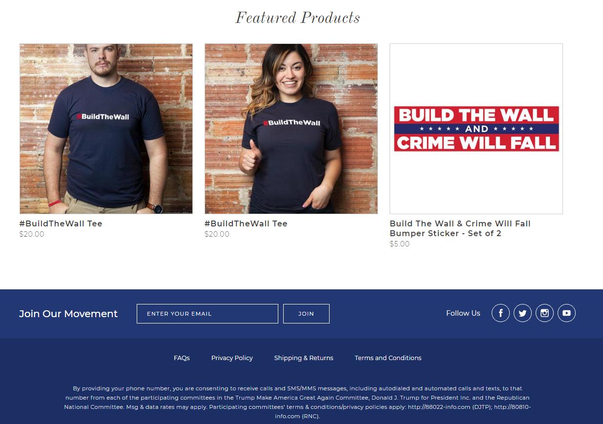 Build The Wall Crime Will Fall Donald J Trump T-Shirt Build The Wall Crime Will Fall Donald J Trump T-Shirt