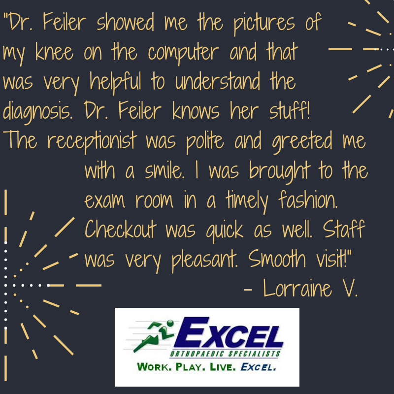 ExcelOrtho's tweet photo. #FeatureFriday time once again! We 💙 Dr. Feiler too! https://t.co/cBjBk6fXuD