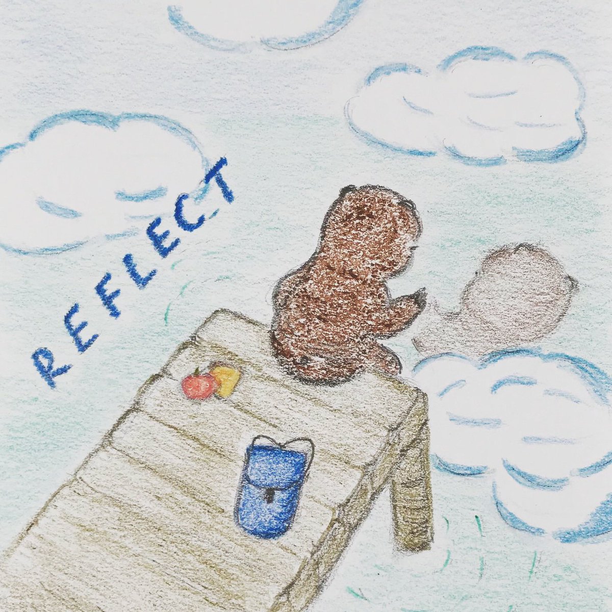 thelifedegree's tweet photo. #HappyFriday friends! After being made redundant my mum started illustrating a kind bear to help anyone on a mental health journey. See + follow via the link, I'd love her to get more recognition! ✏️💜 https://t.co/SM4aE2Pyc1 https://t.co/FEE00MJhBH