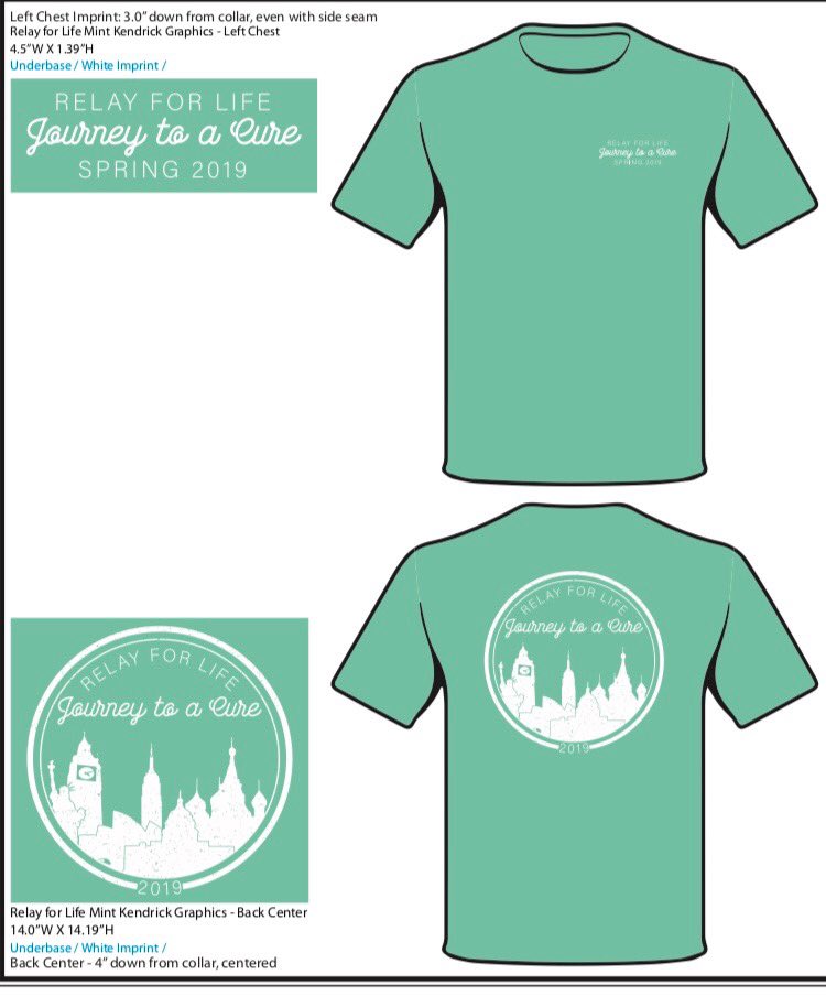 CU_Relay's tweet image. Relay for Life shirt preorders are now open! Each shirt is $10 to benefit Relay for Life and come in sizes S-3XL! Money is due on February 26th (Cash or Check)! DM us to order a shirt!