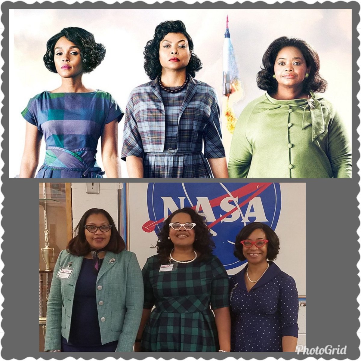 Dr. DeBorah Reese (@deborahreese07) on Twitter photo When it's dress as your "Most Influential African American Day" and the <a href="/ConyersMiddle/">Conyers Middle</a> Administrative Team arrives a Katherine Johnson, Dorothy Vaughan & Mary Jackson!
#HIDDENFIGURES
#CMSWorldClass
#RCPSGoodNews When it's dress as your "Most Influential African American Day" and the <a href="/ConyersMiddle/">Conyers Middle</a> Administrative Team arrives a Katherine Johnson, Dorothy Vaughan & Mary Jackson!
#HIDDENFIGURES
#CMSWorldClass
#RCPSGoodNews