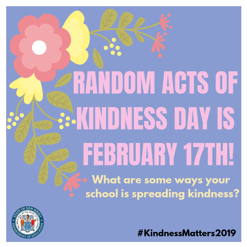 Random Acts of Kindness day is February 17th! What are some ways your school is spreading kindness? #KindnessMatters2019