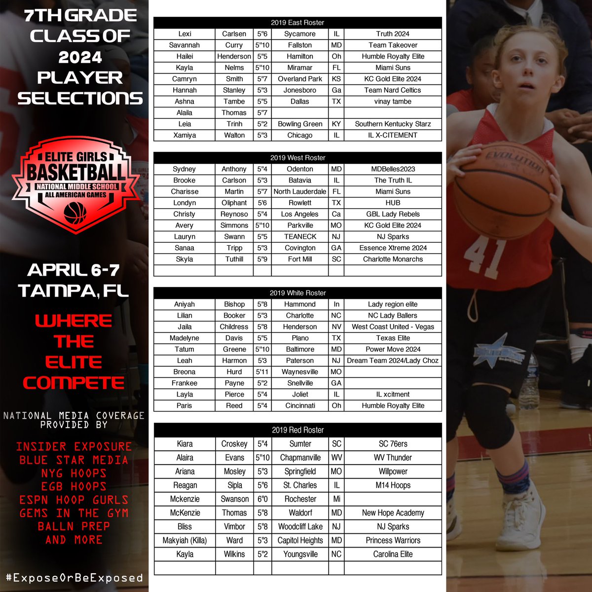 The 2024 <a href="/EGBAAG/">All American Games</a> games will be very exciting!!!!! We are excited to host these young ladies in Tampa #WhereTheEliteCompete <a href="/BlueStarMedia1/">BlueStar Media</a> @BlueStar30_ @EGBHoops <a href="/InsiderExposure/">InsiderExposure</a> <a href="/NYGHoops/">NYGHoops</a> <a href="/BallNPrepGirls/">BallN Prep Girls</a> <a href="/CGBR27/">Dan Olson</a>