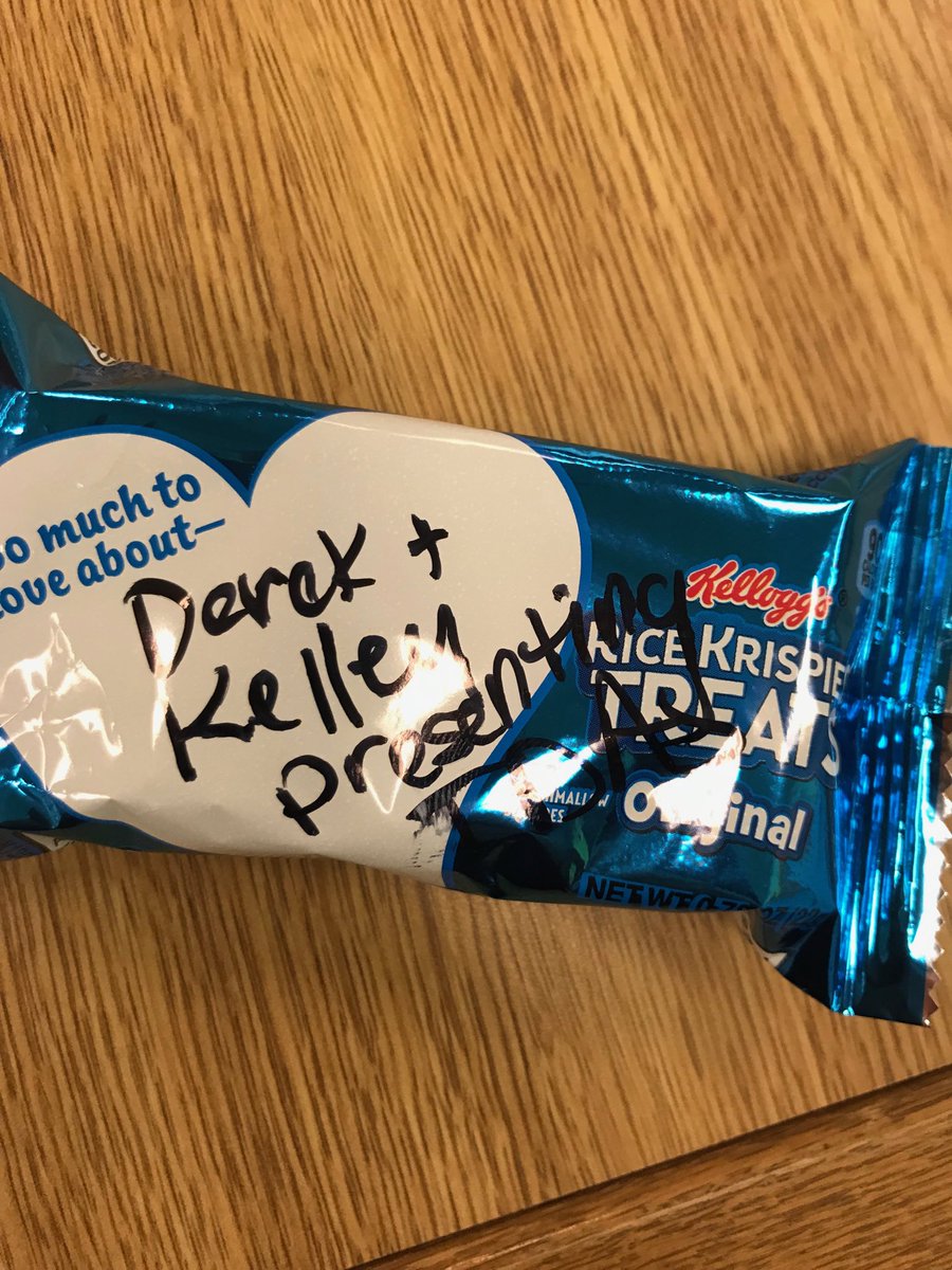 Weiss_Principal's tweet photo. Thanks @MrsScheetzK for my TDA Rice Krispie treat!! #GSDPride #GSDPD https://t.co/8BRHiwQvry