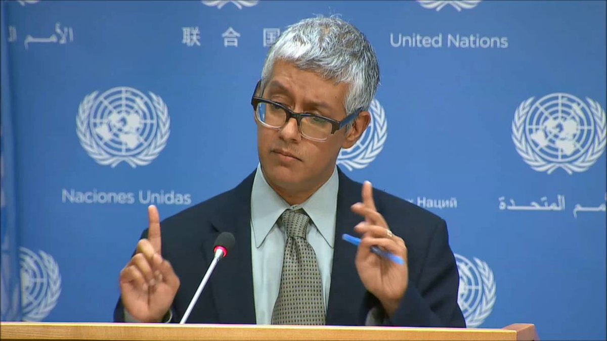 innercitypress's tweet photo. UN CENSORS: On #Cameroon Secy Gen @AntonioGuterres and #UN_Spokesperson #FarhanHaq Refuse To Answer Inner City Press on Biya's Charges Against Kamto, and Cameroon Army Rapes Despite "Gender Studies" Claims https://t.co/7GWsVbNblK https://t.co/D98e6OSErC