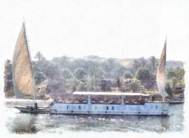 #Boats on the river #Nile - new #photograph that I uploaded to #FineArtAmerica fineartamerica.com/featured/boats… #ashishagarwal #faa #prints #wallart #printsforsale #artforsale #sailboat #riverNile #Egypt #tourism #rivertourism #tourists