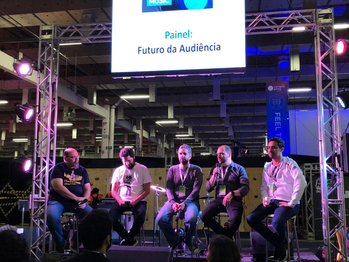 Juliano Polimeno, CEO da Playax, participou hoje do Painel Futuro da Audiência, na <a href="/CampusPartyBRA/">Campus Party Brasil</a> #campusparty #CPBR2019 #CPBR12