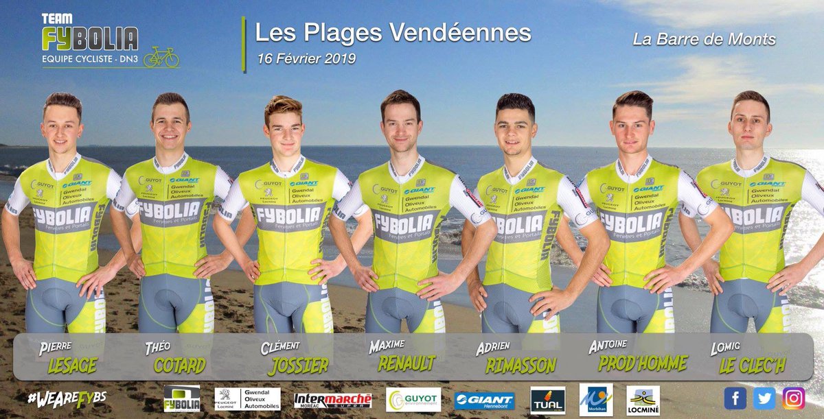 C'est parti ! 🚴‍♂️💨
Demain c'est le grand départ pour une nouvelle saison !
Comme chaque année, nous la débutons sur Les Plages Vendéennes Cyclistes !
Première manche ce samedi à La Barre de Monts.
#WeAreFybs 💪💚