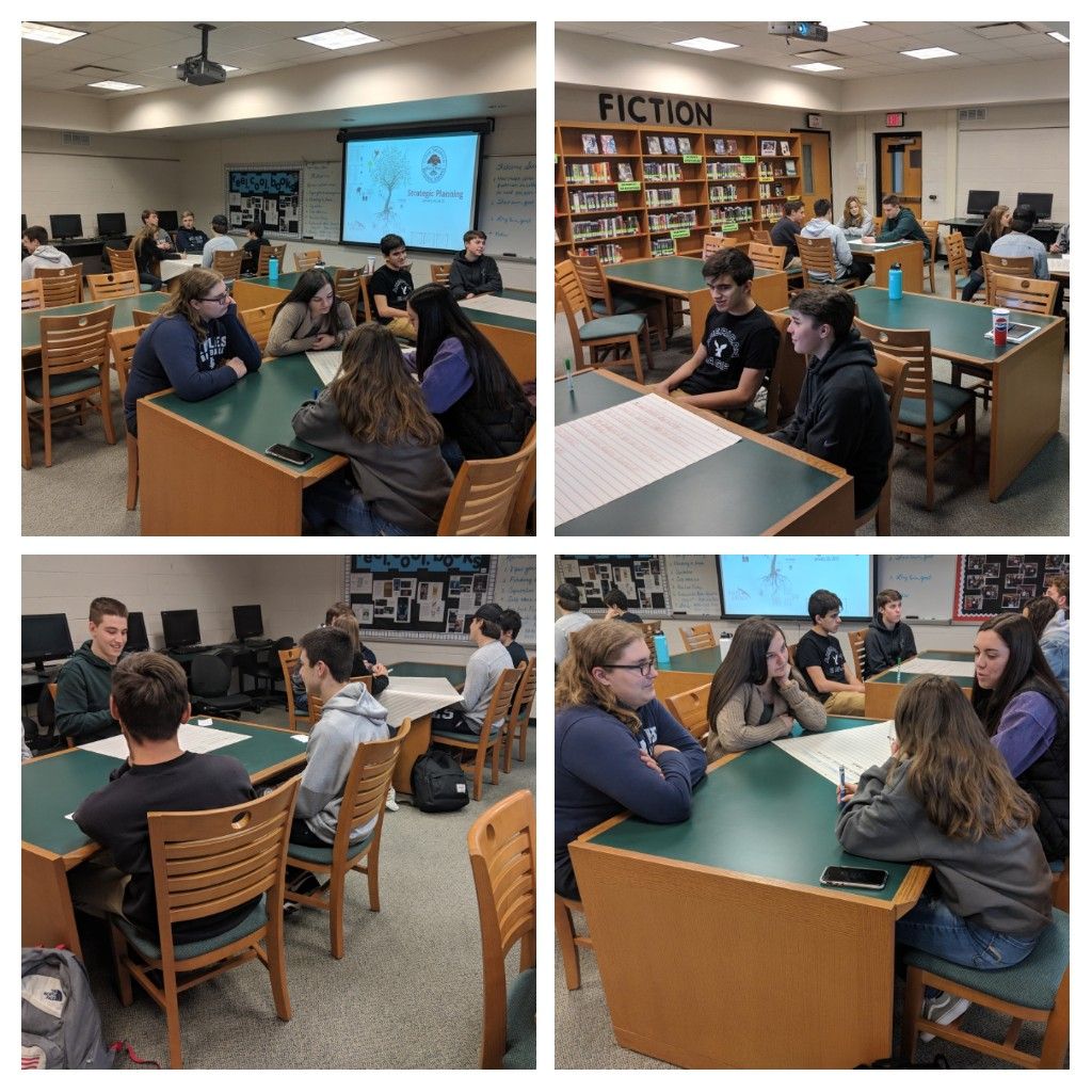 Meeting with AHS students to help plan the next 5 years. What are we doing well? What can we do better? What are your ideas? #StrategicPlanning #UFRSDproud