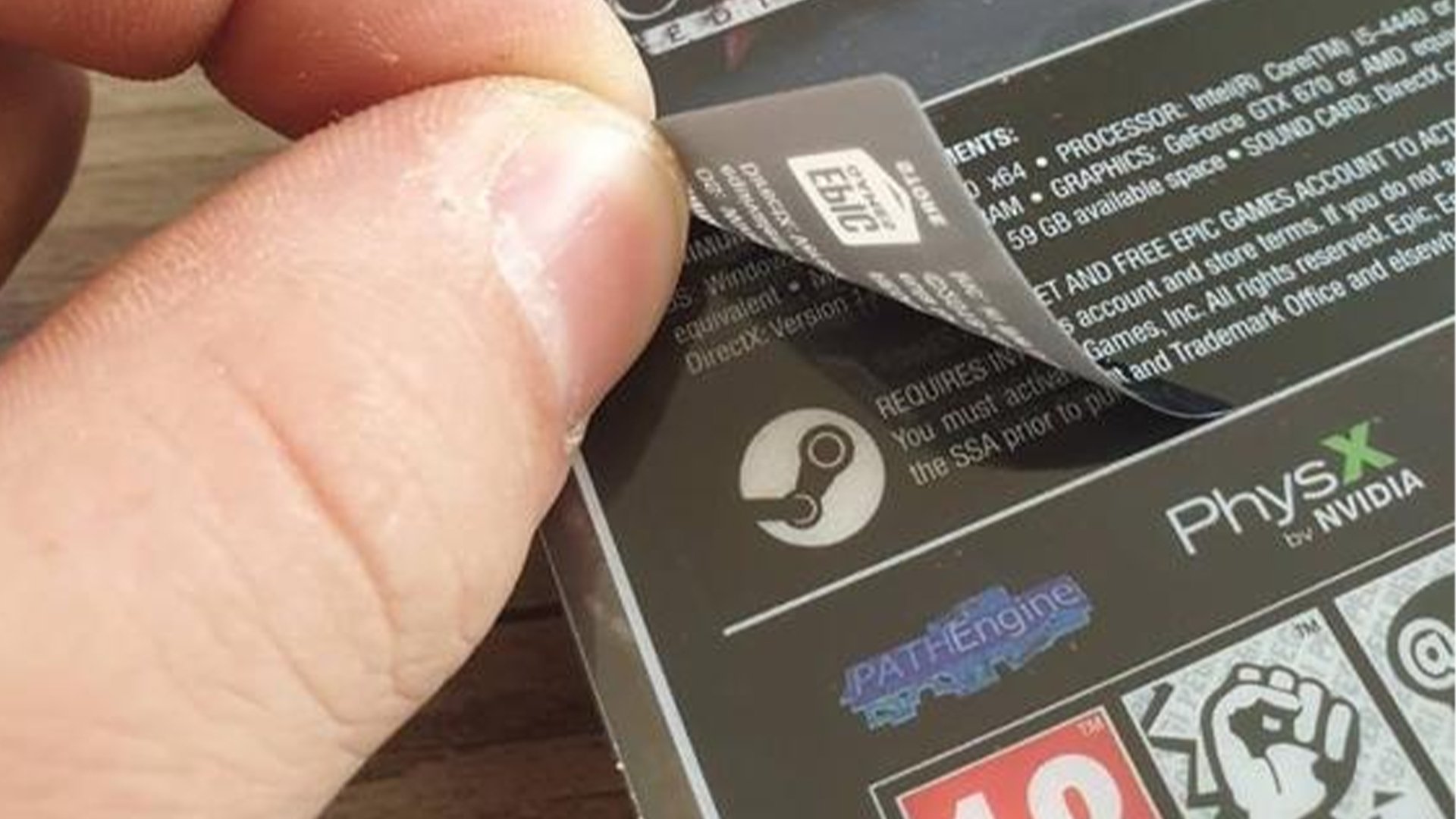 PCGamesN on Twitter: "Folks like @RobotBrush have peeled away the fact that  boxed copies of #MetroExodus have Epic Games stickers on top of the Steam  logo. https://t.co/FkkjO9X6R5 https://t.co/kesb1JytbR" / Twitter