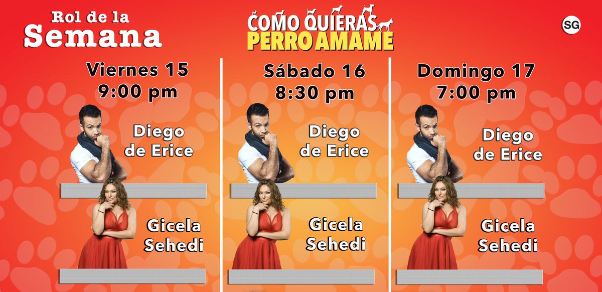 PerroAmameMx's tweet photo. 🐾Nuestro rol de la semana🐾 

🎟Compra en Ticketmaster ó taquillas del Teatro Renacimiento. https://t.co/PT9AQJRH4p