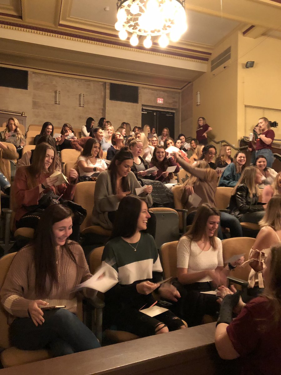 RowanOSLP's tweet image. Congratulations to the newest members of the Panhellenic sorority community at @RowanUniversity #RowanPROUD