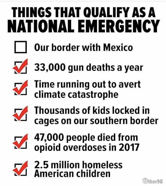 #FakeTrumpEmergency #NationalEmergencyDay #FridayFeeling #FridayThoughts #FridayMotivation #Trump #TrumpResign #TrumpRussia #impeachTheMF #ImpeachTrumpPence